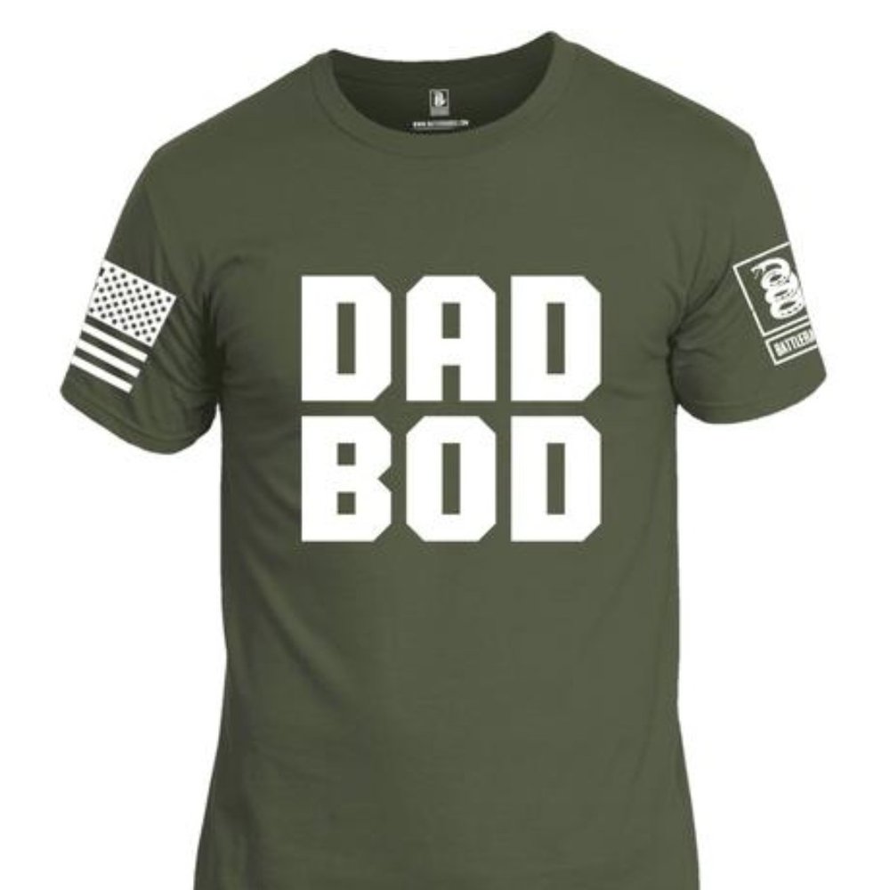 Dad Bod Men’s Cotton Crew Neck T Shirt